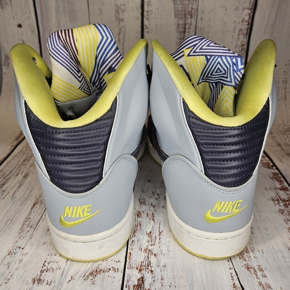 2009 Nike RT1 High / Mens Size 10.5 / Colorway - Blue, Gray, & Yellow - Picture 4 of 12